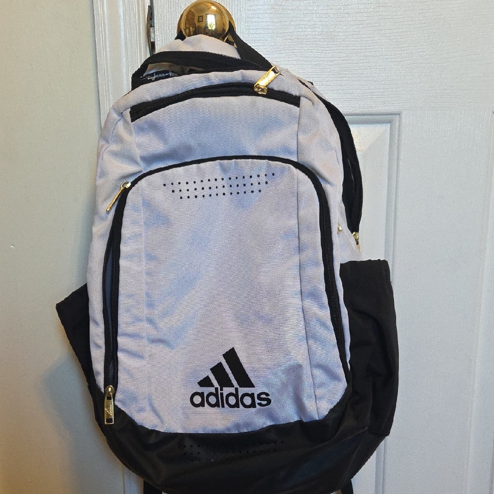Adidas Black and White Kids Backpack